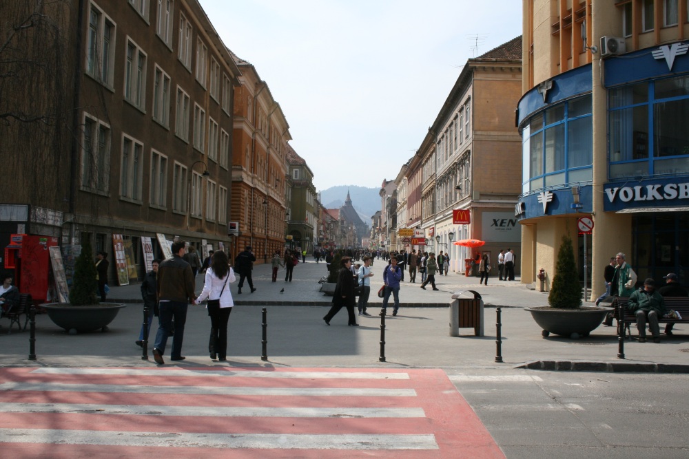 Urlaub in Braşov (Kronstadt): In der Altstadt von Brasov (Kronstadt)
