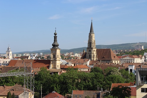 Cluj-Napoca - Blick auf die Altstadt von Cluj-Napoca