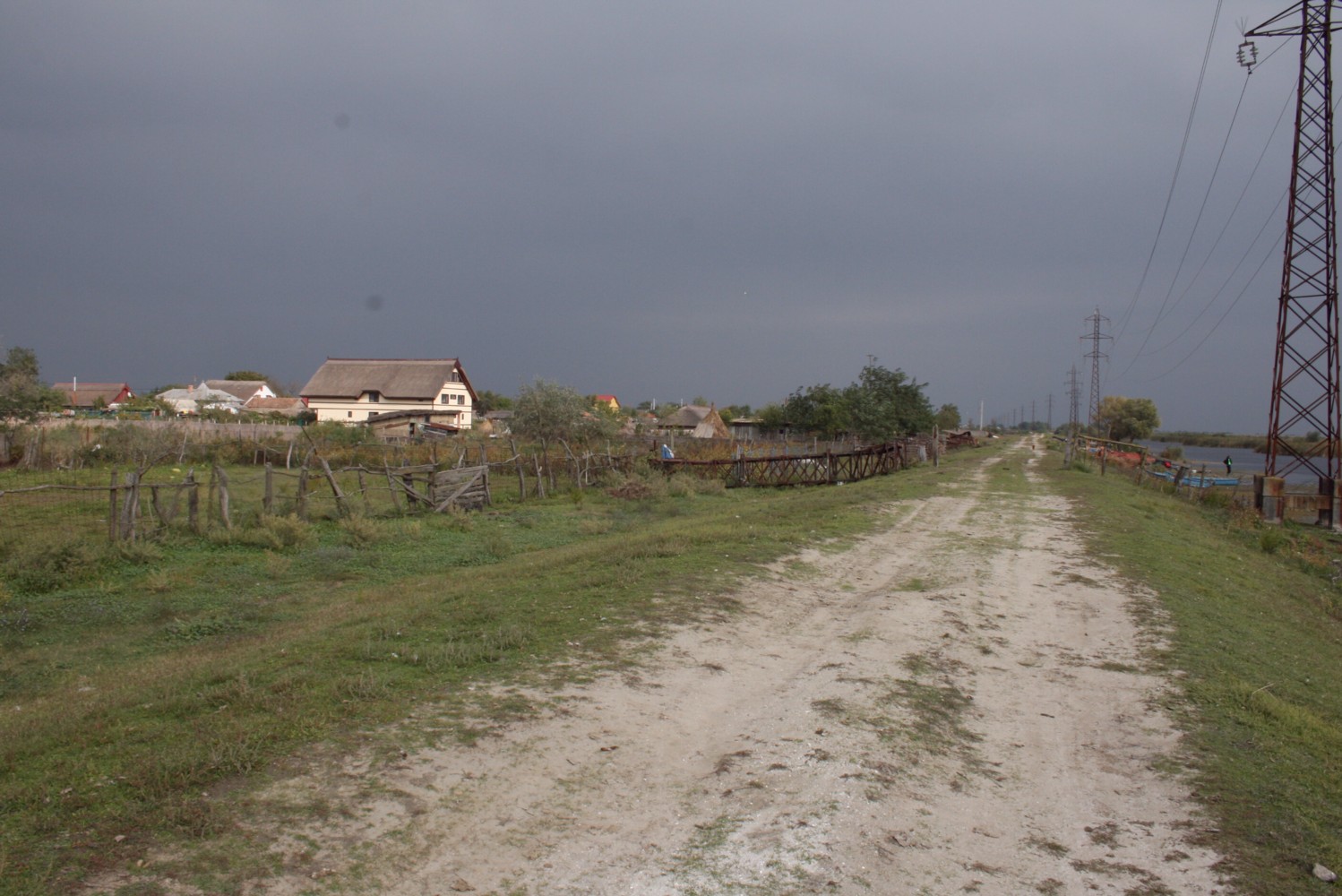 Im Donaudelta: Blick auf Crisan