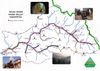 Streckennetz der letzten Waldbahn im Maramures - der Wassertalbahn