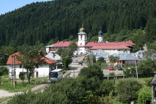 Kloster Agapia: Startpunkt der kleinen Wanderung zum Kloster Sihla